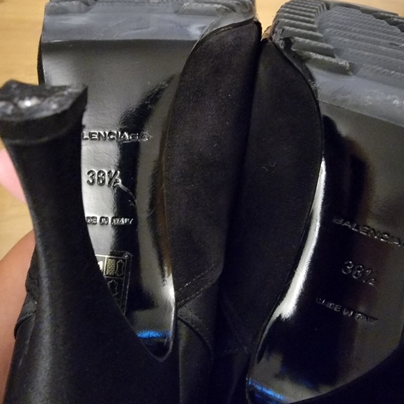 Balenciaga Mock Lace-Up & Zip-Up Ankle Booties - Picture 11 of 16